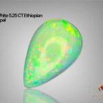 5.25 CT Ethiopian White Opal  Natural Gemstone