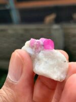 68 Carat Natural Afghan Ruby Crystal Specimen on Matrix - Image 13