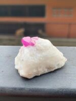 68 Carat Natural Afghan Ruby Crystal Specimen on Matrix - Image 3