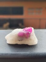 68 Carat Natural Afghan Ruby Crystal Specimen on Matrix - Image 5