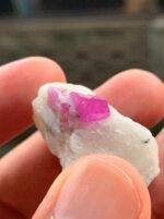 68 Carat Natural Afghan Ruby Crystal Specimen on Matrix - Image 6