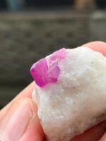 68 Carat Natural Afghan Ruby Crystal Specimen on Matrix - Image 8