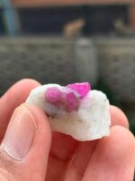 68 Carat Natural Afghan Ruby Crystal Specimen on Matrix - Image 9