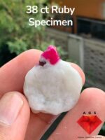 38 carat Beautiful Ruby Specimen from Afghanistan
