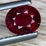 0.85 Carat Burma Spinel – Elegant Faceted Oval Gemstone