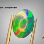 Beautiful 4.35 CT Black Ethiopian Opal