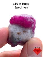 Beautiful 110 ct Afghan Ruby Specimen