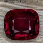 1.13 Carat Burma Spinel – Faceted Cushion Rectangle Gemstone