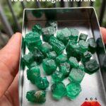 130 ct Vivid Green Rough Emerald from Swat, Pakistan
