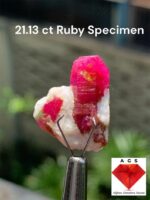 21.13 ct Beautiful Ruby Specimen from Afghanistan