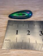 Black Opal – 6.90 Carat Pear-Shaped Cabochon Gemstone - Image 2