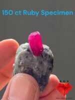 Pure Beautiful Afghan Ruby Specimen of 150 carat