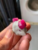 100 ct Afghan Ruby Specimen – Twin Crystal Beauty from Afghanistan - Image 16