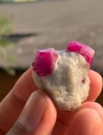 100 ct Afghan Ruby Specimen – Twin Crystal Beauty from Afghanistan - Image 3