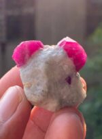 100 ct Afghan Ruby Specimen – Twin Crystal Beauty from Afghanistan - Image 5