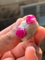 100 ct Afghan Ruby Specimen – Twin Crystal Beauty from Afghanistan - Image 6