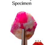 Beautiful Pinkish Red 44 ct Ruby Specimen from Afghanistan