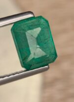 1.64 Carat Emerald – Classic Emerald Cut Faceted Gemstone - Image 3
