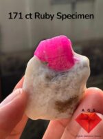 Lovely 171 ct Afghan Ruby Specimen