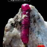 Red Crystal Ruby Specimen from Afghanistan 519 carat