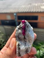 Red Crystal Ruby Specimen from Afghanistan 519 carat - Image 4