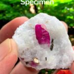 360 carat Ruby Specimen combined with Pyrite from Afghanistan