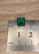 1.56 Carat Rectangular Emerald – Faceted Gemstone - Image 2