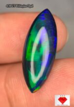 4.18 CT Black Opal from Ethiopia  Artistic Elegance