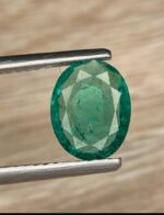 1.29 Carat Oval Emerald – Faceted Gemstone With Colorless Oil Treatment - Image 5