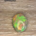 3.92 CT white Opal from Ethiopia A Graceful Cabochon Gem