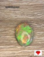 3.92 CT white Opal from Ethiopia A Graceful Cabochon Gem