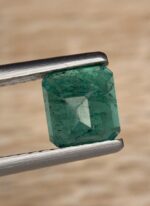 1.62 Carat Rectangular Emerald – Faceted Gemstone - Image 3