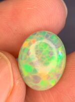 3.92 CT white Opal from Ethiopia A Graceful Cabochon Gem - Image 5