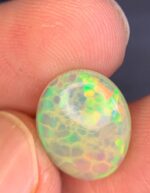 3.92 CT white Opal from Ethiopia A Graceful Cabochon Gem - Image 6