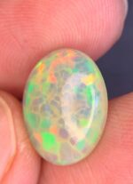 3.92 CT white Opal from Ethiopia A Graceful Cabochon Gem - Image 8