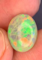 3.92 CT white Opal from Ethiopia A Graceful Cabochon Gem - Image 9