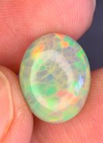 3.92 CT white Opal from Ethiopia A Graceful Cabochon Gem - Image 10