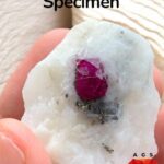 Transparent Red 122 ct Ruby Specimen from Afghanistan