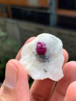 Transparent Red 122 ct Ruby Specimen from Afghanistan - Image 3