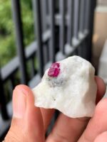 Transparent Red 122 ct Ruby Specimen from Afghanistan - Image 6