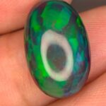 Beautiful 6.12 CT Black Ethiopian Opal A Distinctive Gemstone for Elegant Jewelry