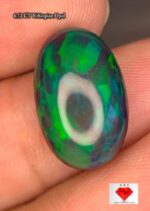 Beautiful 6.12 CT Black Ethiopian Opal A Distinctive Gemstone for Elegant Jewelry
