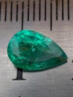 1.16 Carat Pear-Shaped Emerald – Faceted Gemstone - Image 9