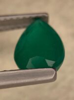1.61 Carat Pear-Shaped Emerald – Faceted Gemstone - Image 4
