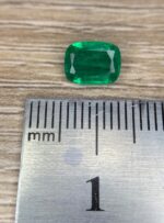 1.21 Carat Cushion Rectangle Emerald – Faceted Gemstone - Image 4