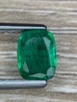 1.21 Carat Cushion Rectangle Emerald – Faceted Gemstone - Image 5