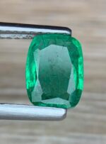 1.21 Carat Cushion Rectangle Emerald – Faceted Gemstone - Image 8