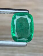 1.21 Carat Cushion Rectangle Emerald – Faceted Gemstone - Image 9