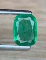 1.21 Carat Cushion Rectangle Emerald – Faceted Gemstone - Image 10