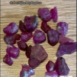 38.40 ct Afghan Ruby Rough Lot – Red Crystals with Natural Beauty & Form